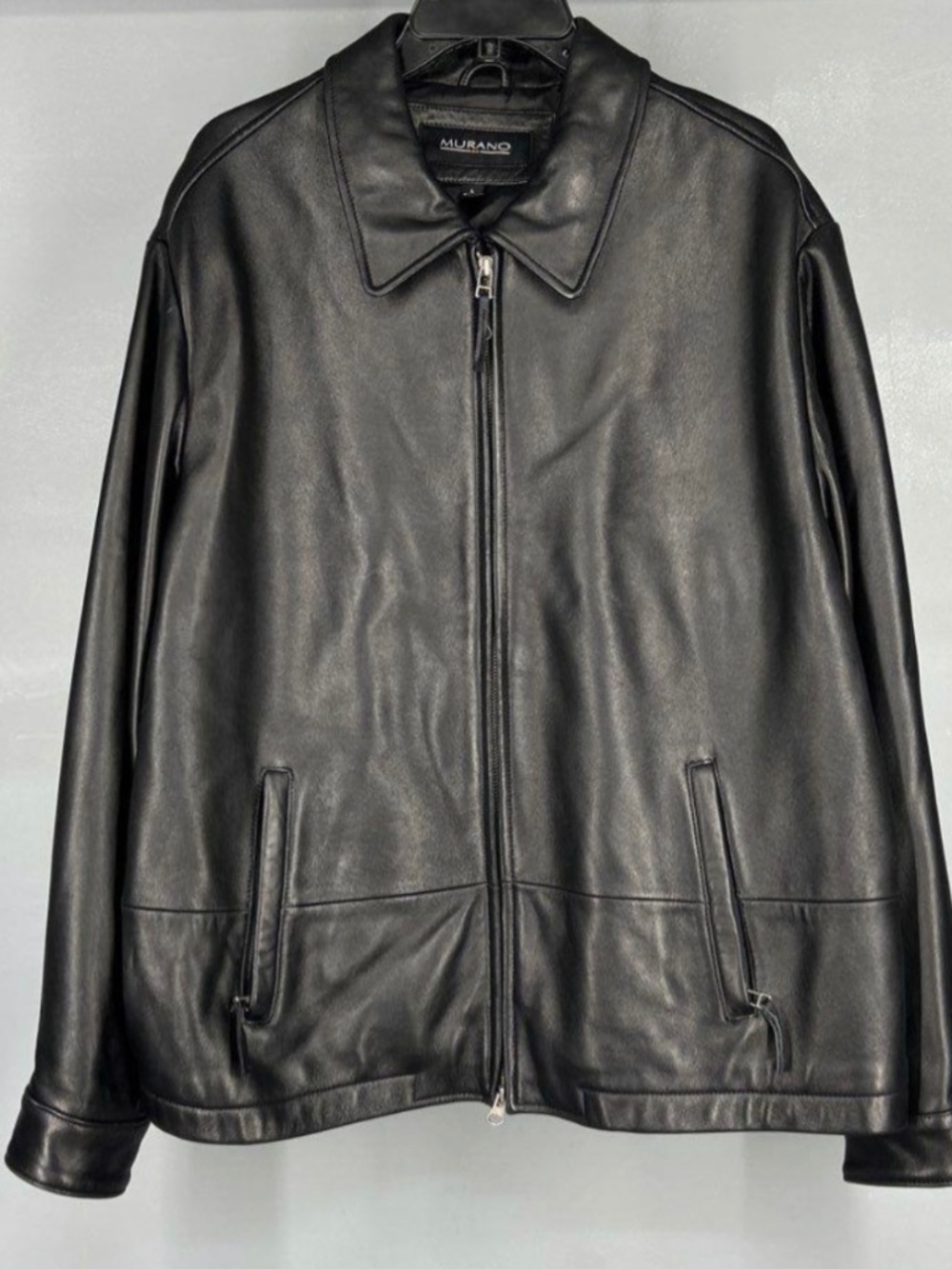 Murano Leather Jacket Size L like new condition
